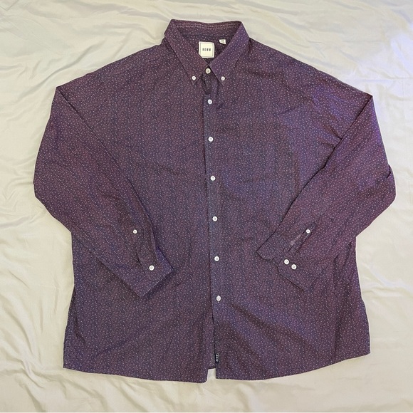 ROWM Big & Tall Men's Plaid Button Down Long Sleeve Shirt 2XB - Picture 2 of 9